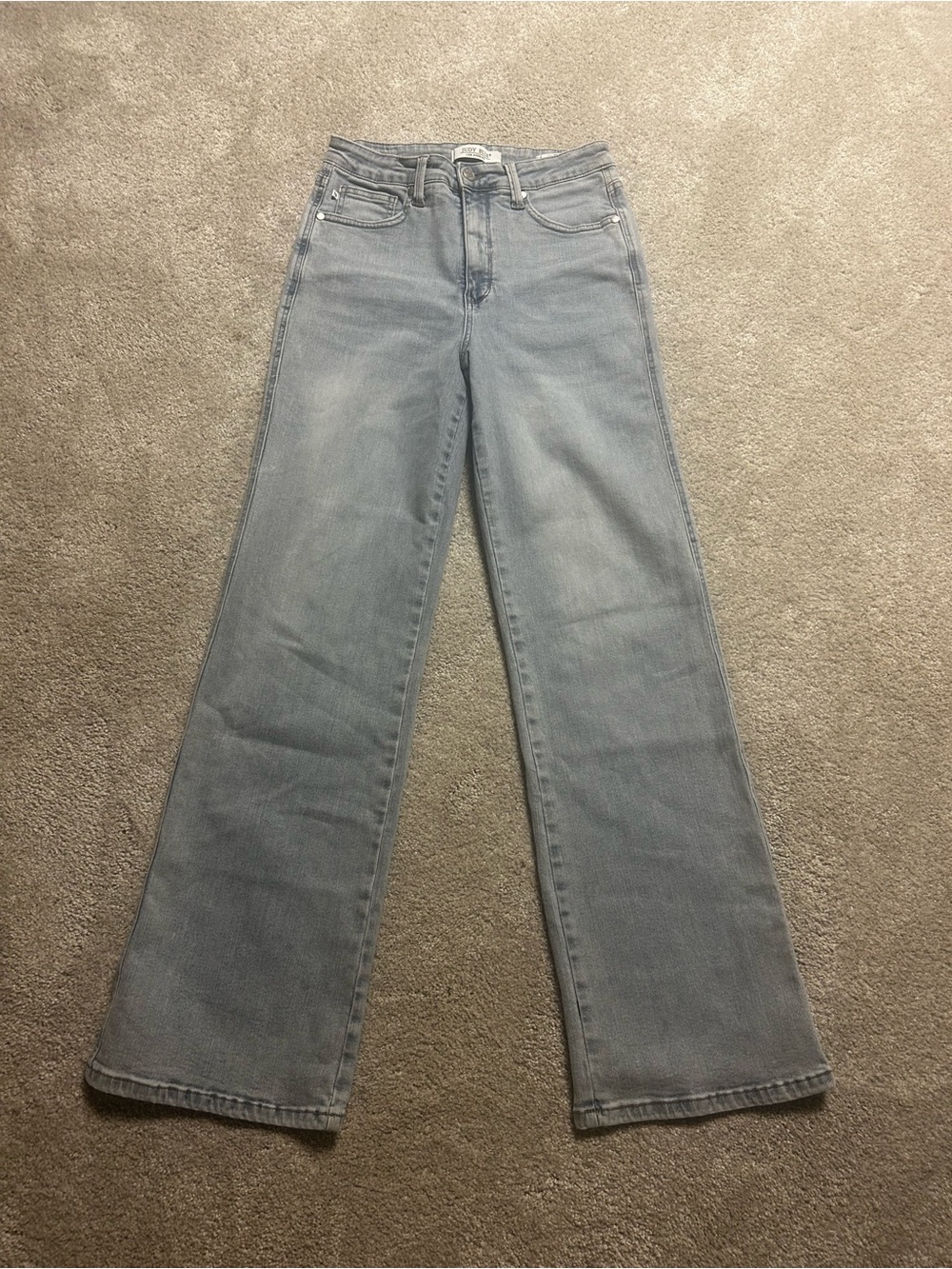 Judy Blue Women's Straight Fit Light Blue Denim Jeans Style 88576 size 9/29